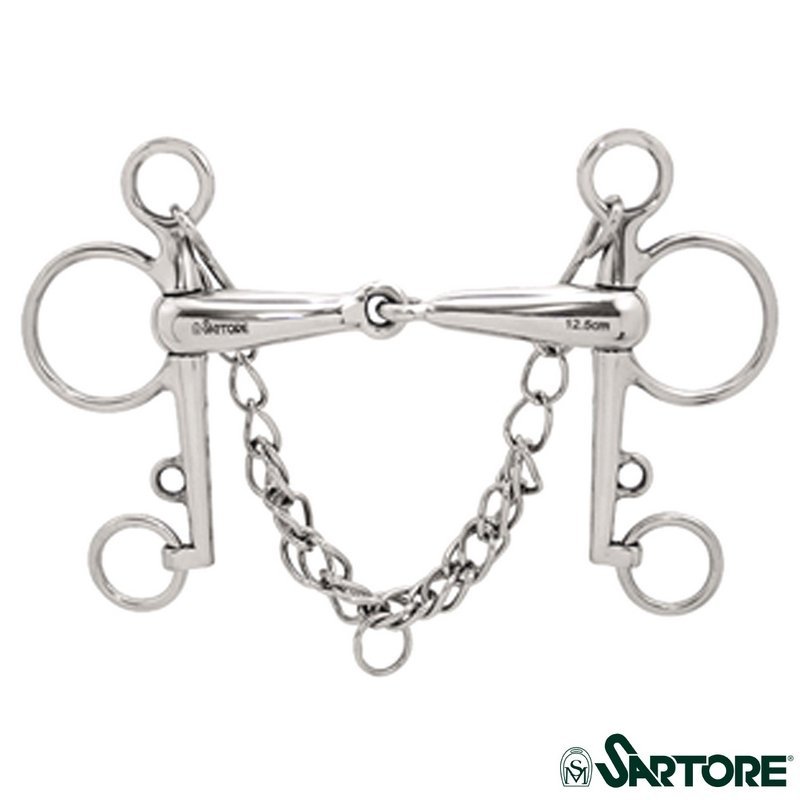 Sartore Pelham snodato inox vuoto mm18 - 115-145 cm