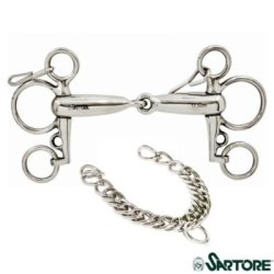 Sartore Pelham snodato inox vuoto mm18 - 125-145 cm