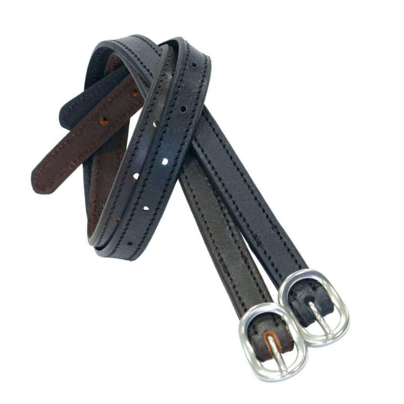 Sartore Cinturini per speroni in pelle - Mm 12x490 con cucitura