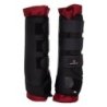 Equestro Stable Boots imbottitura in cotone Nero/Bordeaux