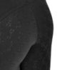 Equestro Leggings bambina a vita alta full grip con passanti Nero
