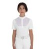 Equestro Polo da concorso bambina con tulle Bianco