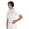 Equestro Polo da concorso bambina con tulle Bianco