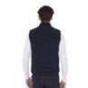 Equestro Smanicato uomo in tessuto tecnico traspirante Blu Navy