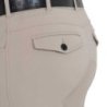 Equestro Pantaloni uomo slim fit con grip al ginocchio Tortora