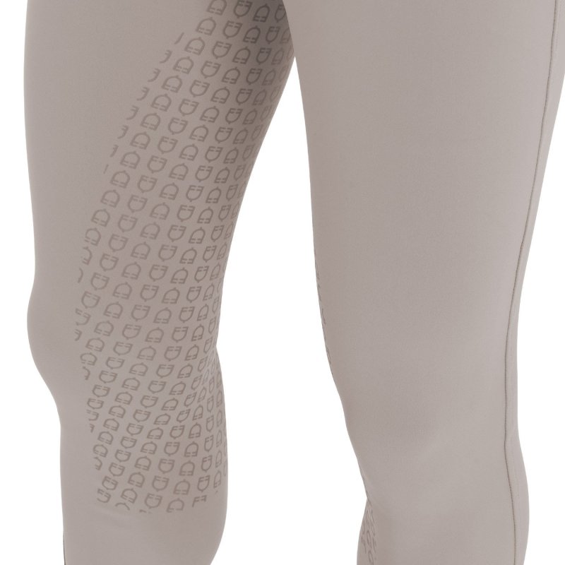 Equestro Pantaloni uomo slim fit full grip Tortora