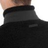 Equestro Smanicato uomo in pile teddy con tasca frontale Nero