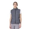 Equestro Smanicato donna trapuntato in lana Grigio
