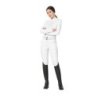 Equestro Polo da concorso da donna a camicia con strass Bianco