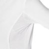 Equestro Polo da concorso donna a camicia con inserti in mesh Bianco