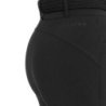 Equestro Pantaloni donna vita alta con grip al ginocchio Nero