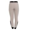 Equestro Pantaloni donna full grip vita alta in tessuto tecnico bi-stretch Tortora