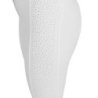 Equestro Pantaloni donna vita alta full grip con strass Bianco