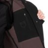Equestro Softshell lungo donna con apertura posteriore Nero