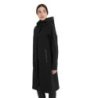 Equestro Softshell lungo donna con apertura posteriore Nero