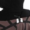 Equestro Softshell lungo donna con apertura posteriore Nero