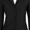 Equestro Giacca da concorso donna monogram in tessuto effetto velluto Nero