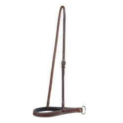 Pool's Equitazione Noseband western imbottito in cuoio oliato