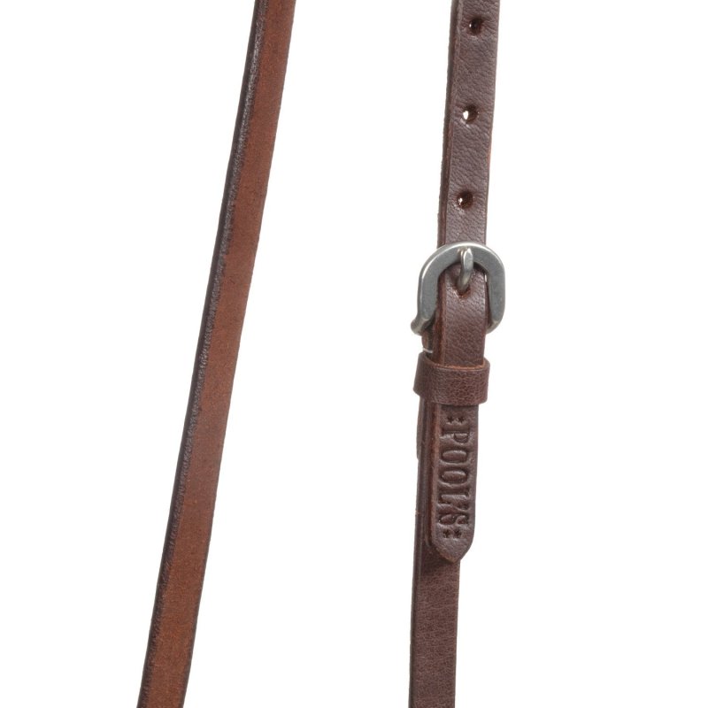 Pool's Equitazione Noseband western imbottito in cuoio oliato