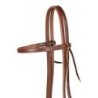 Platinum Pro Testiera Western con frontalino e fibbia singola 5/8"