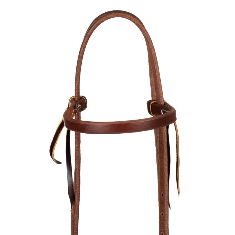 Platinum Pro Testiera Western con frontalino e fibbia singola 5/8"