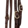 Platinum Pro Testiera Western con frontalino e doppia fibbia