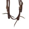 Platinum Pro Testiera Western con frontalino e doppia fibbia