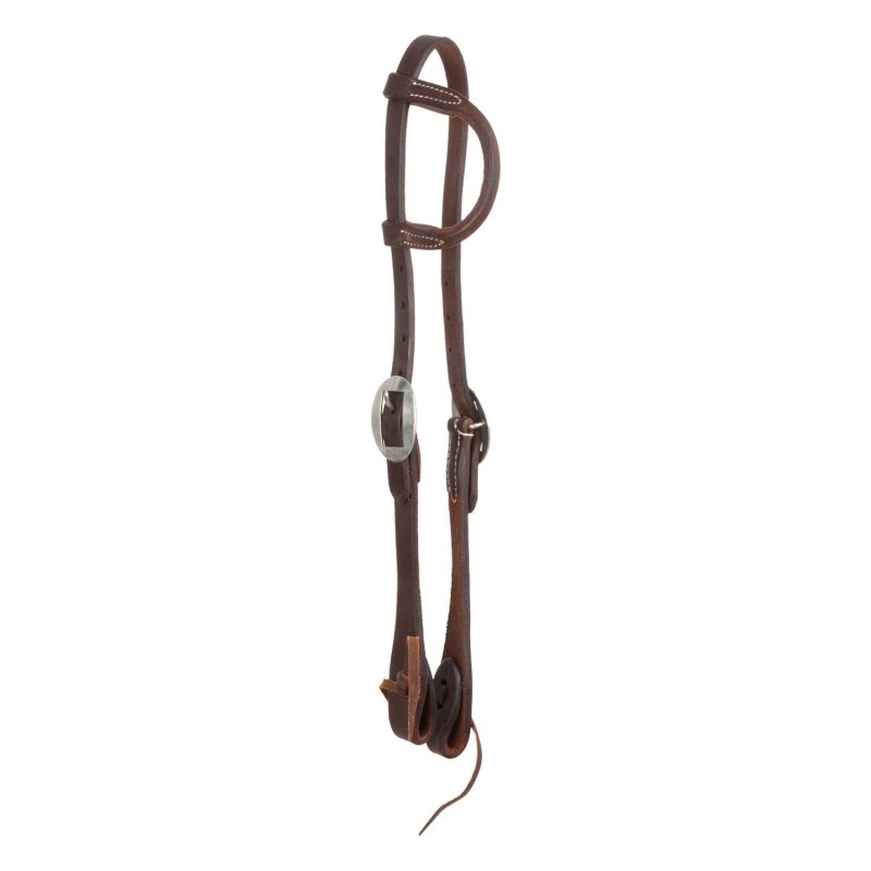 Lakota Saddlery Testiera a un orecchio in cuoio