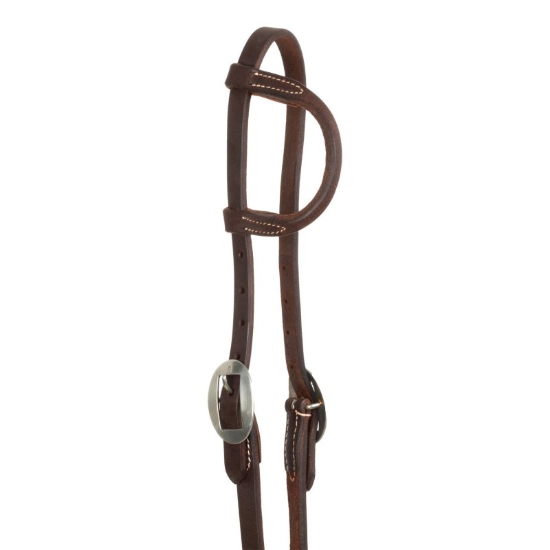 Lakota Saddlery Testiera a un orecchio in cuoio