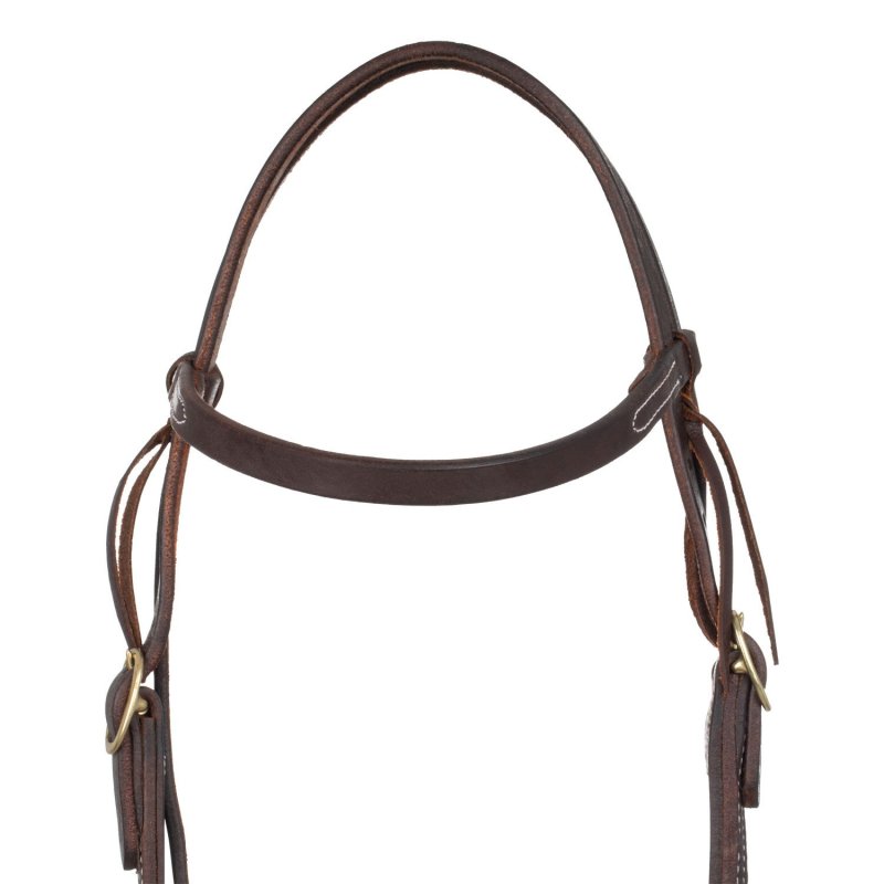 Lakota Saddlery Briglia Western con frontalino a cambio rapido