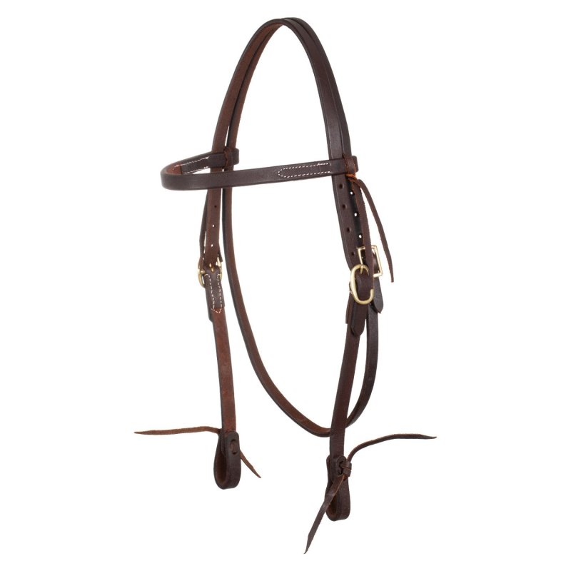 Lakota Saddlery Testiera Western frontalino liscio