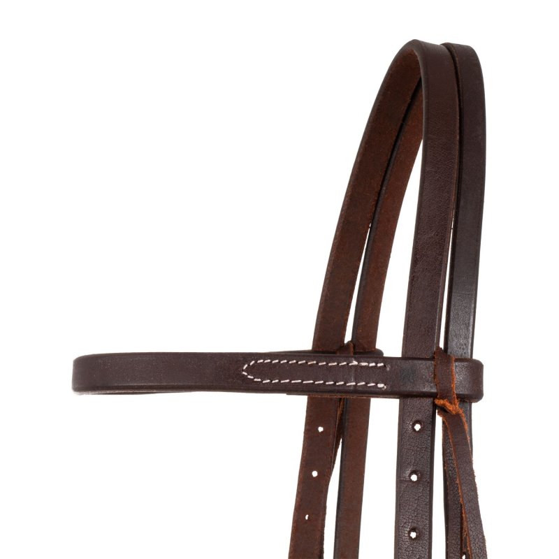 Lakota Saddlery Testiera Western frontalino liscio