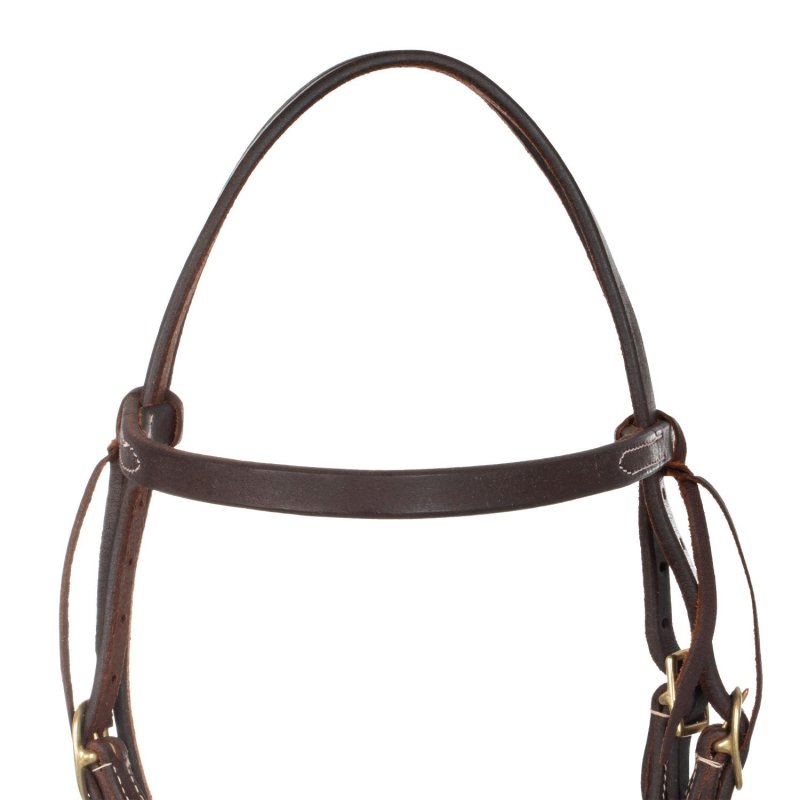 Lakota Saddlery Testiera Western frontalino liscio