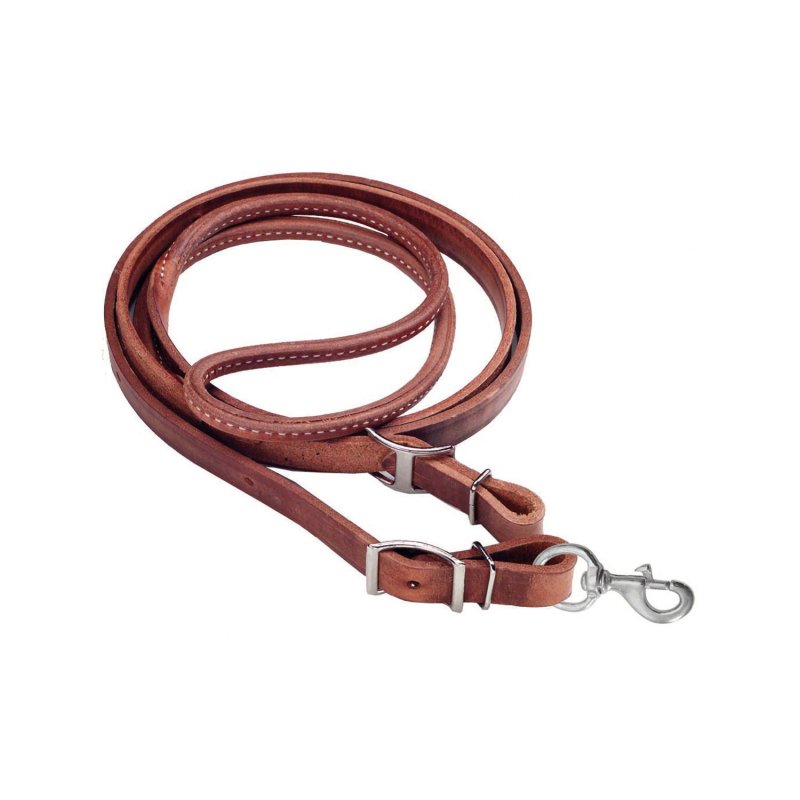 Pool's Equitazione Redini barrel cuoio tondo con moschettoni
