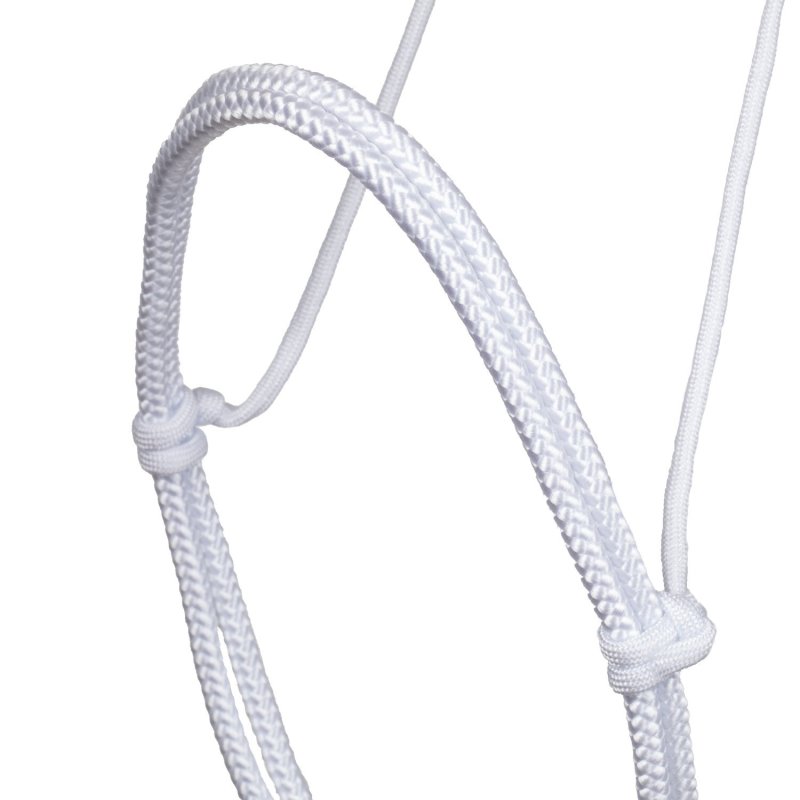 Professional's Choice Chiudibocca Western regolabile in corda bianca