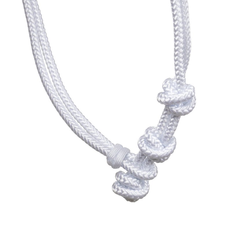 Professional's Choice Chiudibocca Western regolabile in corda bianca