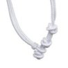 Professional's Choice Chiudibocca Western regolabile in corda bianca