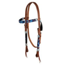 Pool's Equitazione Testiera Western con decorazioni Navajo