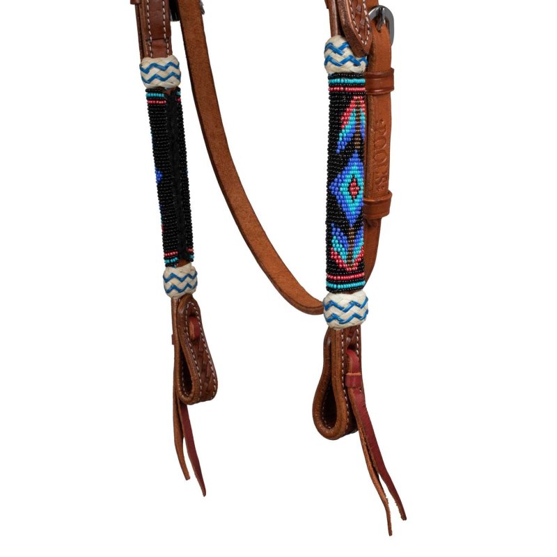Pool's Equitazione Testiera Western con decorazioni Navajo
