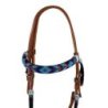 Pool's Equitazione Testiera Western con decorazioni Navajo