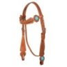 Pool's Equitazione Briglia Western con pietre blu