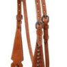 Pool's Equitazione Briglia Western con pietre blu