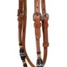 Pool's Equitazione Set bosal bicolore con redini in crine