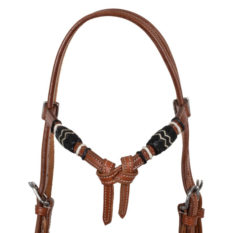 Pool's Equitazione Set bosal bicolore con redini in crine