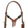 Pool's Equitazione Set bosal bicolore con redini in crine