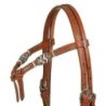 Pool's Equitazione Bosal set in Rawhide con redini mecate in cotone