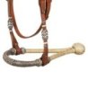 Pool's Equitazione Bosal set in Rawhide con redini mecate in cotone