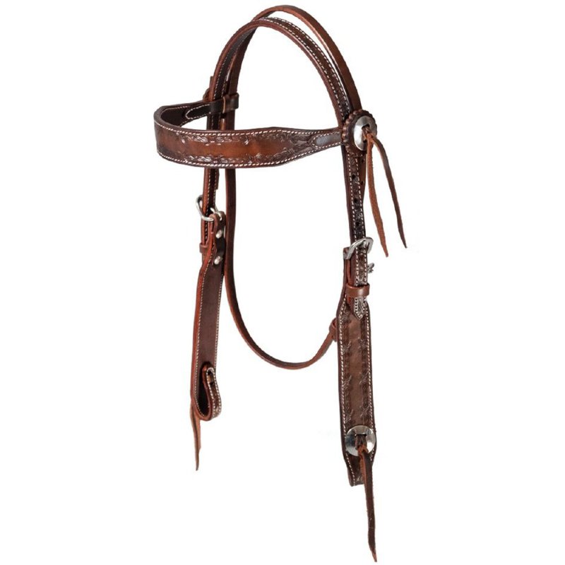 Pool's Equitazione Testiera Western Square Barbwire