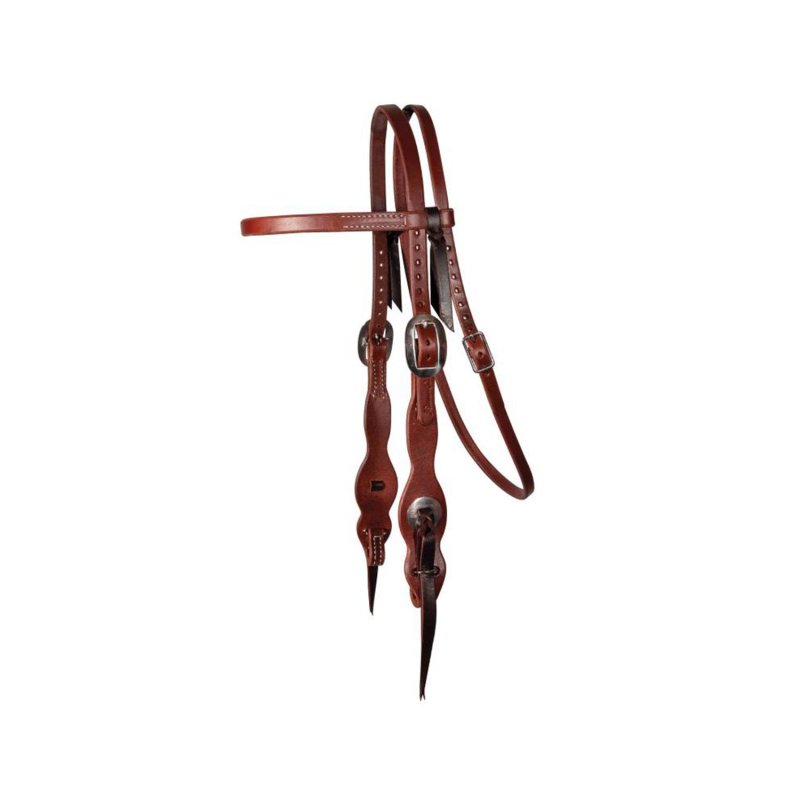 Professional's Choice Testiera con frontalino con nappine e facile cambio