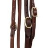 Pool's Equitazione Briglia Western in cuoio con frontalino dritto